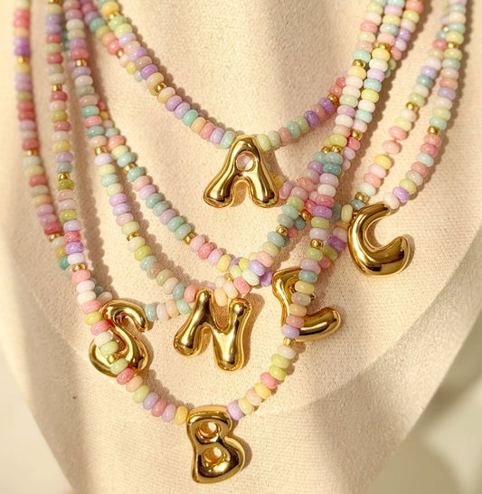 Sugar Letter Necklace