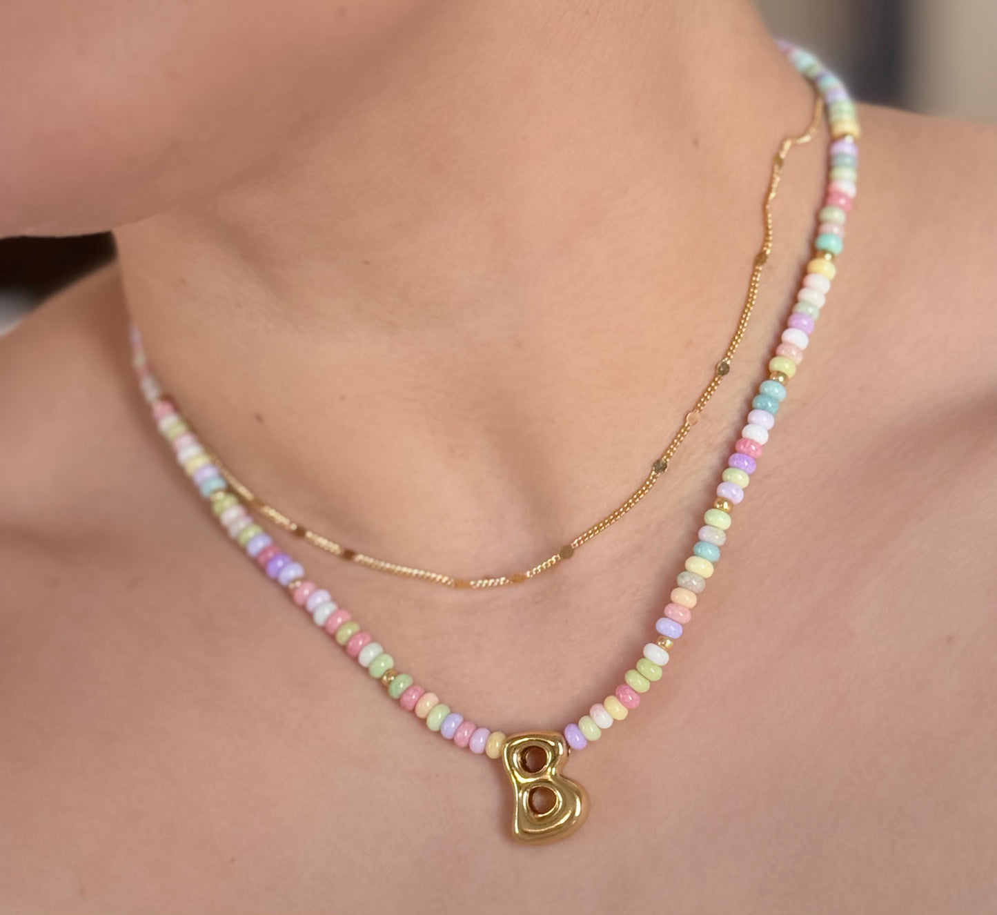 Sugar Letter Necklace