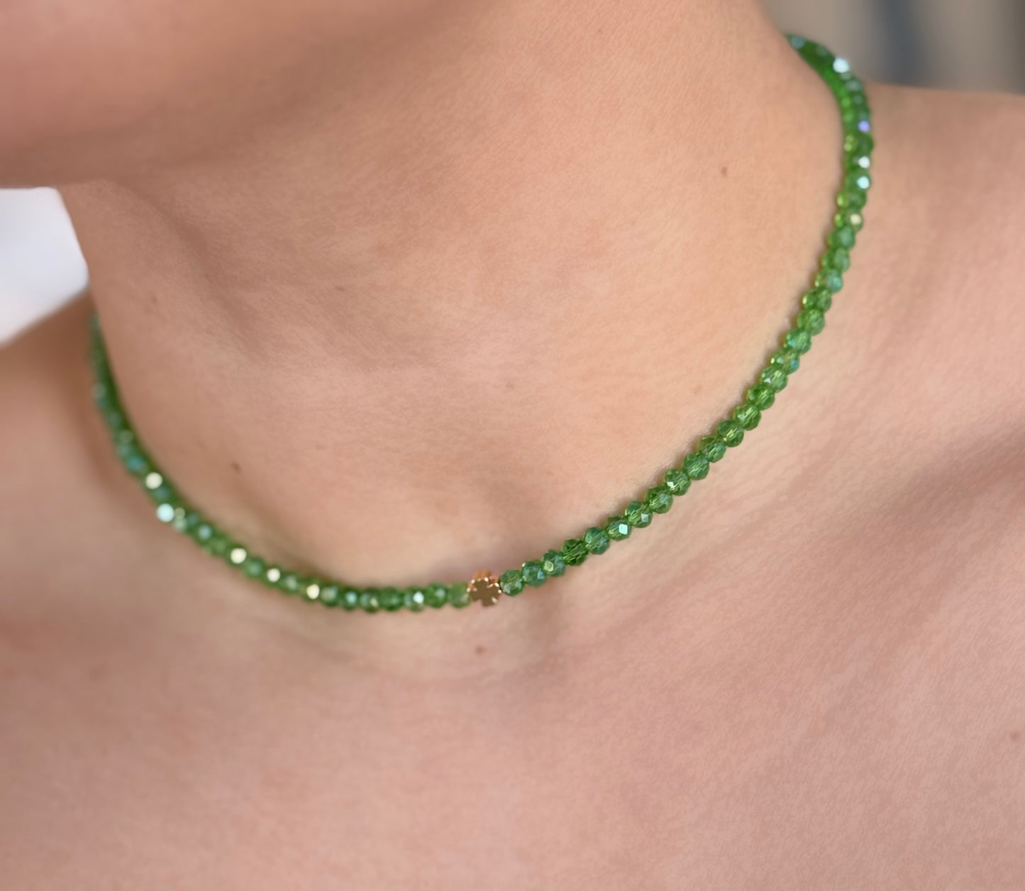 Trebol Choker Necklace
