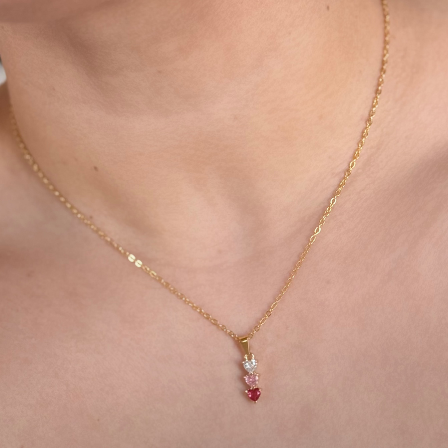 Triple Heart Necklace