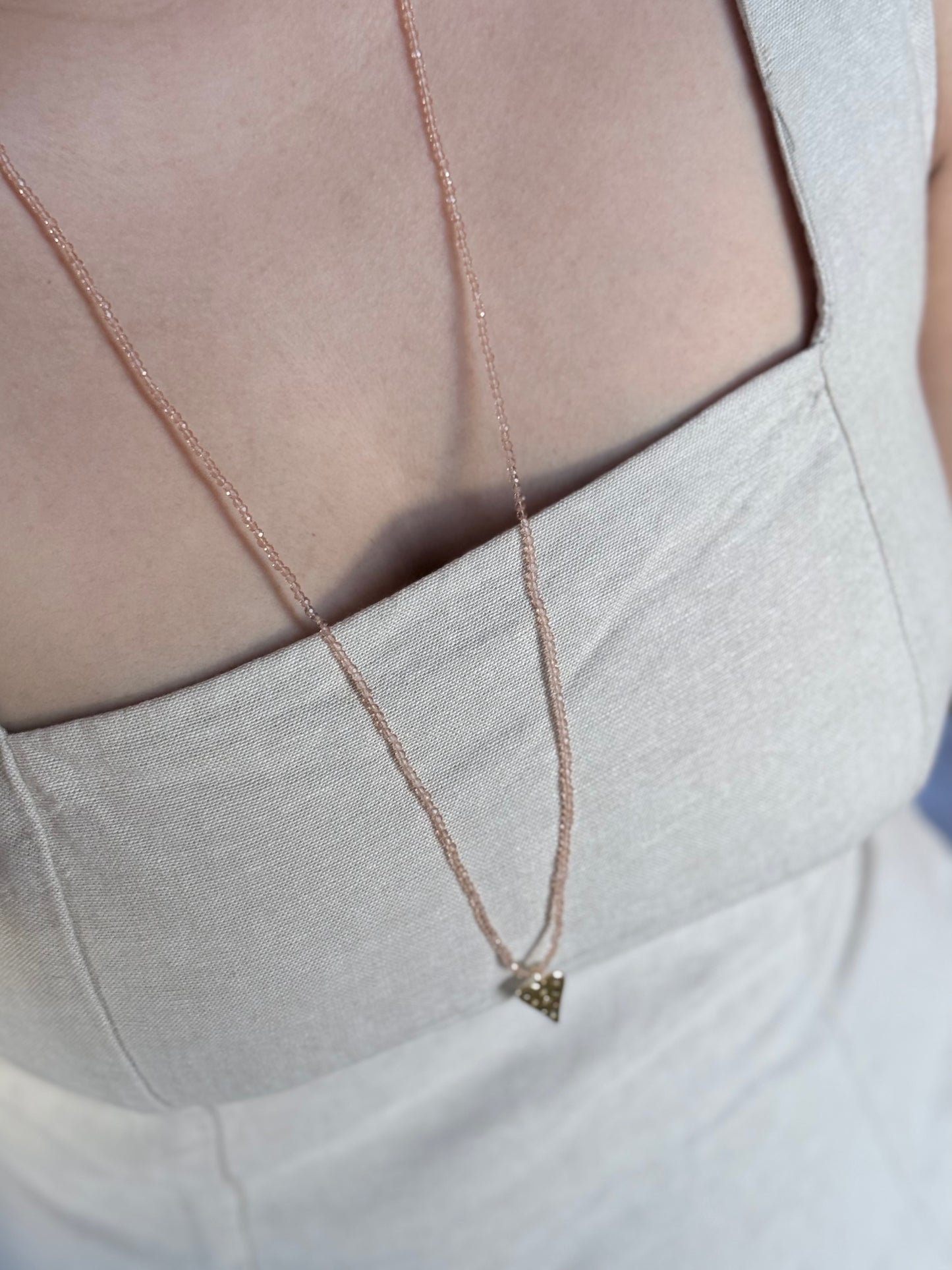 Multi-Gem Heart Necklace